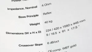 Read more about the article Mengenal Istilah Pada Spesifikasi Speaker